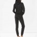 Women Charcoal Grey Fleece Loungewear Tracksuit